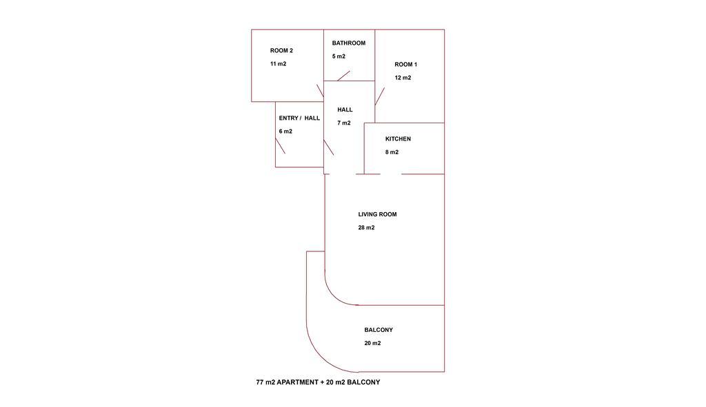 פיראן Apartment Rubin מראה חיצוני תמונה